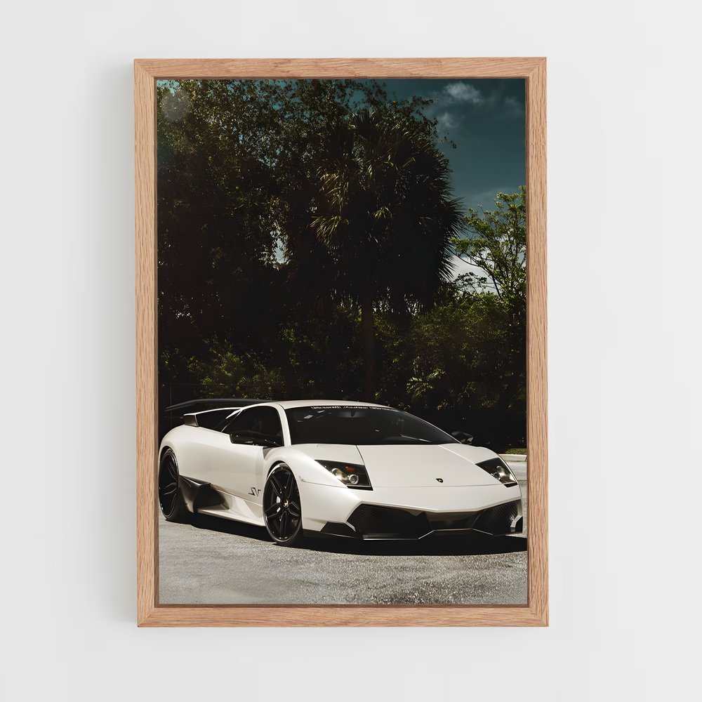 Poster L'Aigle Blanc – affiche Lamborghini (vue 4)